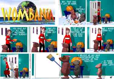 Wombania Sunday comic strip preview 1 Wombania Sunday comic strip preview 1