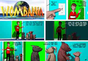 Wombania Sunday comic strip preview 2 Wombania Sunday comic strip preview 2