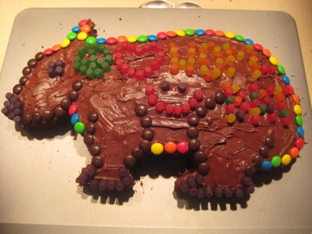Wombat Day cake by Xdeusxmachinax