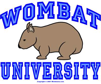 Wombat University Crest