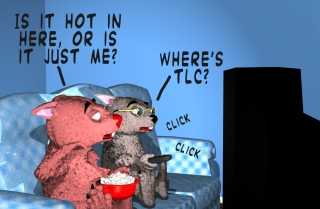 Wombies Enjoying the Comforts of Home