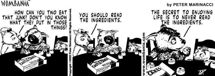 Wombania comic strip sample 1