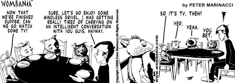 Wombania comic strip sample 3