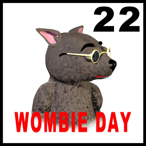 Wombat Day Sticker version 4
