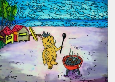 BBQ Pancakes by Debbie Adams