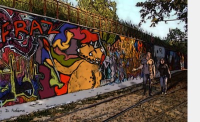 Graffiti Fraz by Debbie Adams