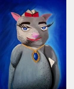 Twink's portrait by Debbie Adams