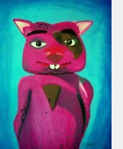 Winky's portrait by Debbie Adams