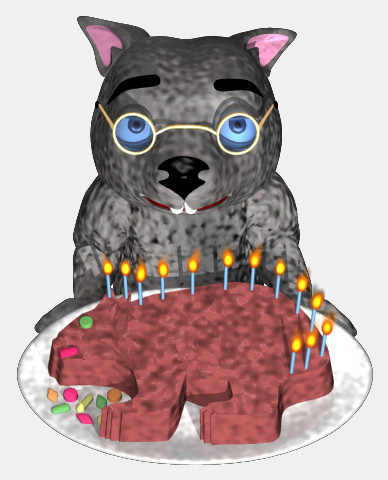 Wombat Day Cake with Binky