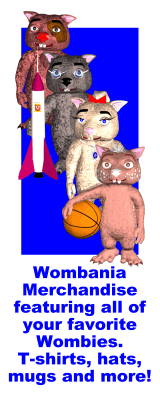 Wombania gifts and apparel for Wombie fans of all ages